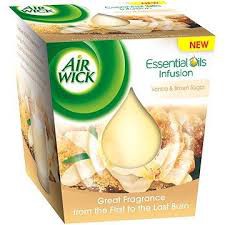 AirWick Svíčka Essent Oils 105g Vanilka | Svíčky, svícny a lampové oleje AirWick Svíčka Essent Oils 105g Vanilka | Svíčky, svícny a lampové oleje